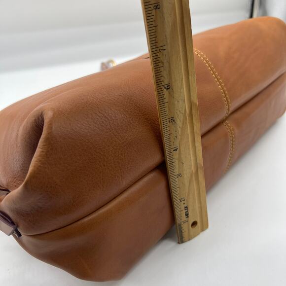 Dooney & Bourke Florentine Leather Twist Sac Shoulder Bag Natural - Picture 11 of 16